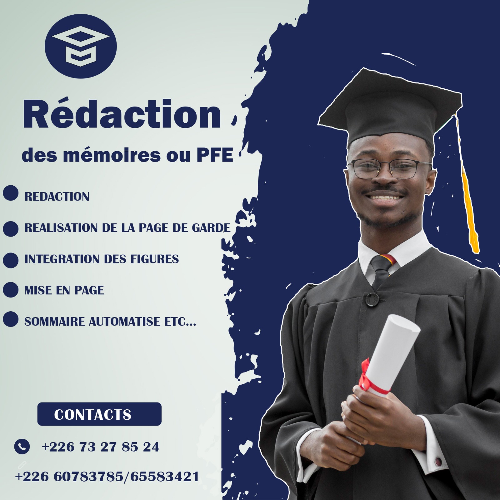 Rédaction Vous n’avez pas le temps pour Rédiger votre Mémoire nous pouvons le faire pour vous